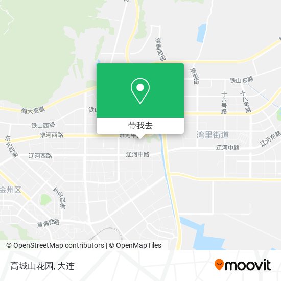 高城山花园地图