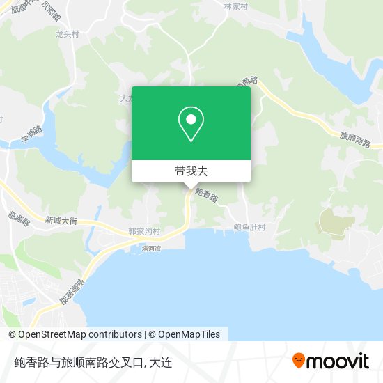 鲍香路与旅顺南路交叉口地图