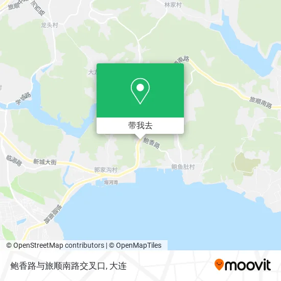 鲍香路与旅顺南路交叉口地图