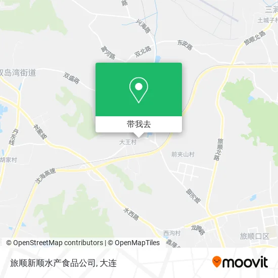 旅顺新顺水产食品公司地图