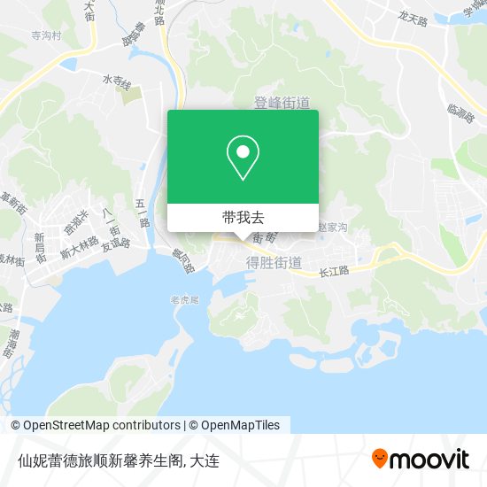 仙妮蕾德旅顺新馨养生阁地图
