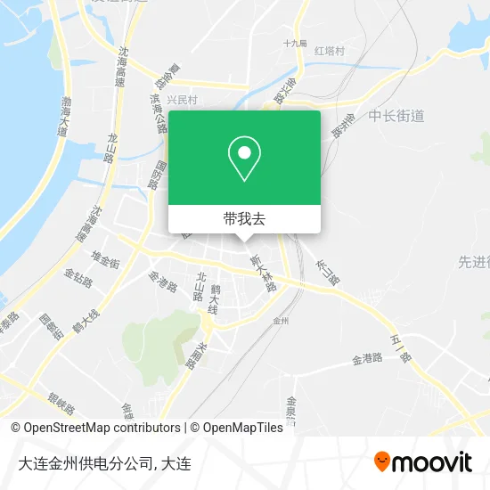 大连金州供电分公司地图