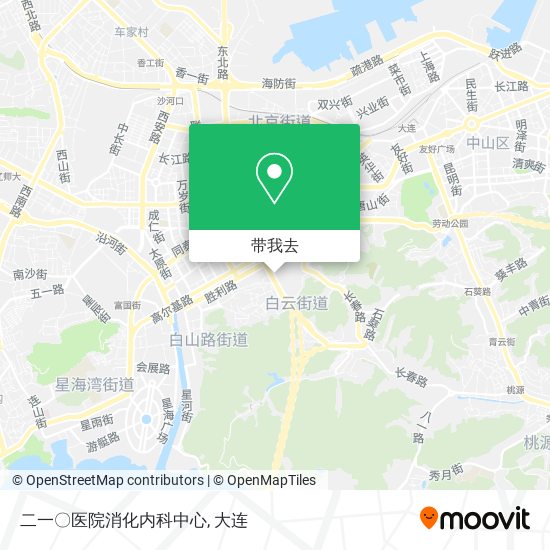 二一〇医院消化内科中心地图