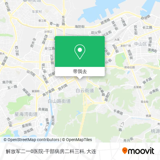 解放军二一0医院-干部病房二科三科地图