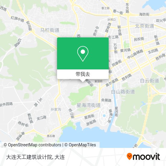 大连天工建筑设计院地图