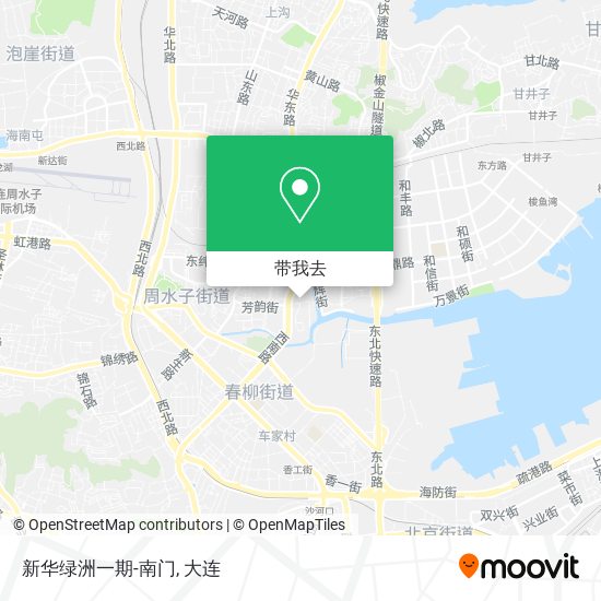 新华绿洲一期-南门地图