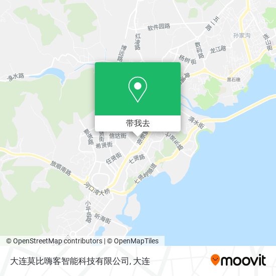 大连莫比嗨客智能科技有限公司地图