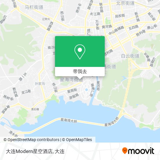 大连Modern星空酒店地图