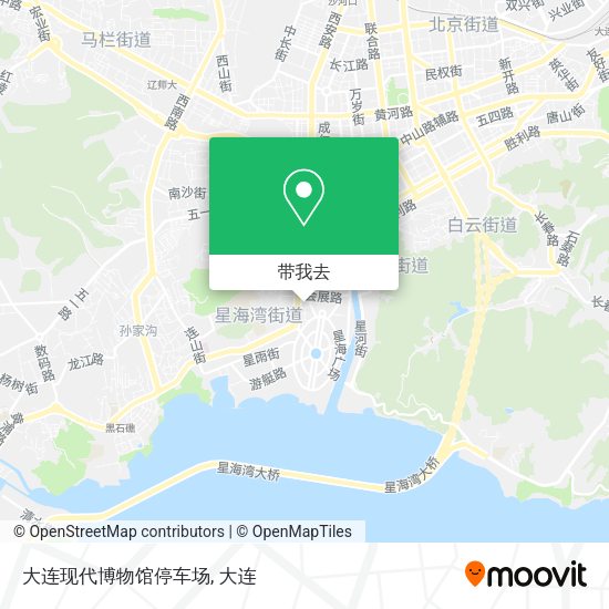 大连现代博物馆停车场地图