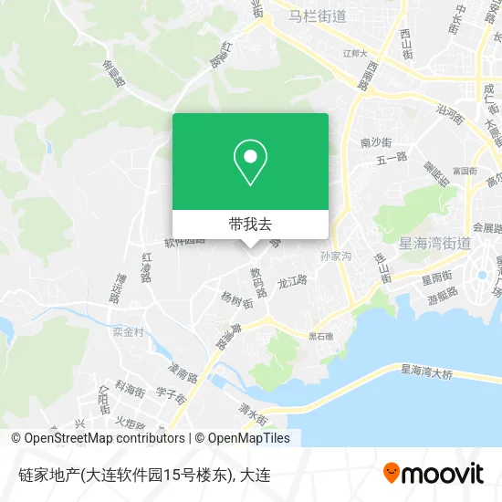 链家地产(大连软件园15号楼东)地图