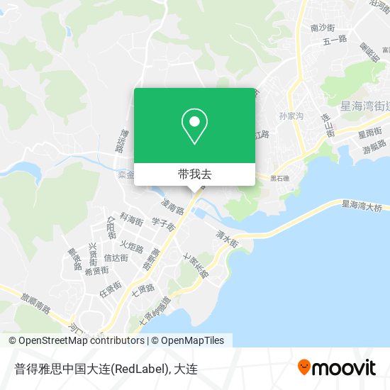 普得雅思中国大连(RedLabel)地图
