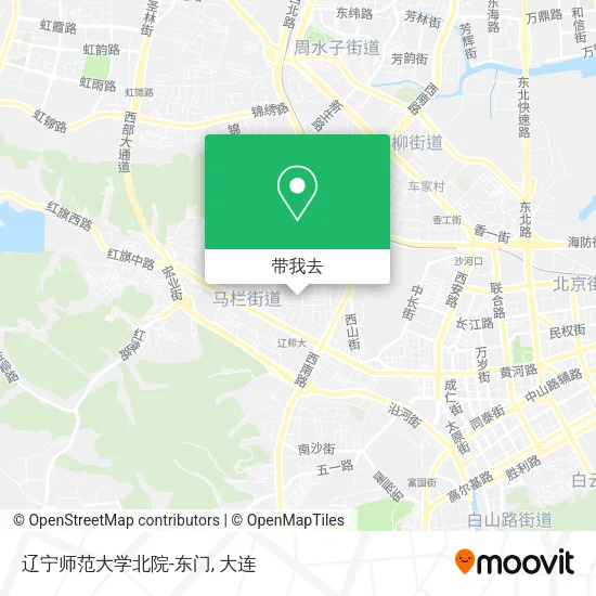 辽宁师范大学北院-东门地图