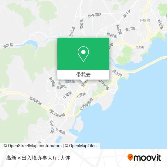 高新区出入境办事大厅地图