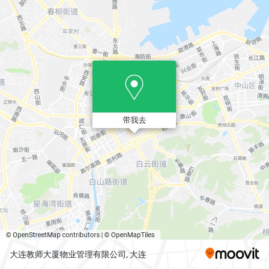 大连教师大厦物业管理有限公司地图