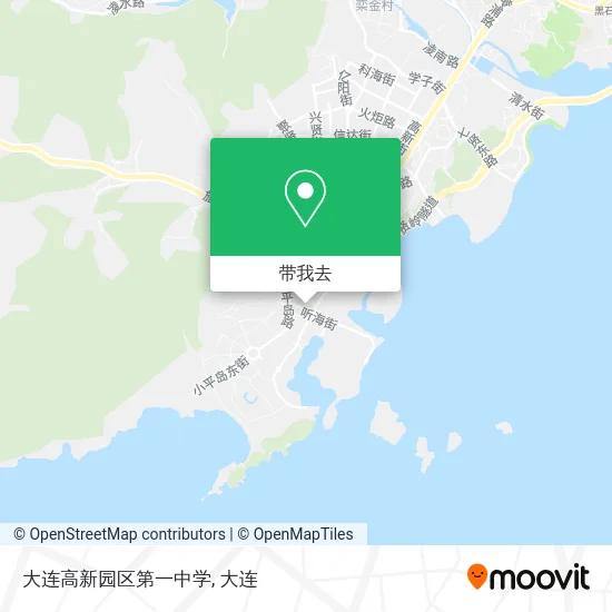 大连高新园区第一中学地图