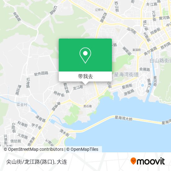 尖山街/龙江路(路口)地图