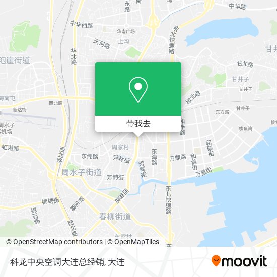 科龙中央空调大连总经销地图