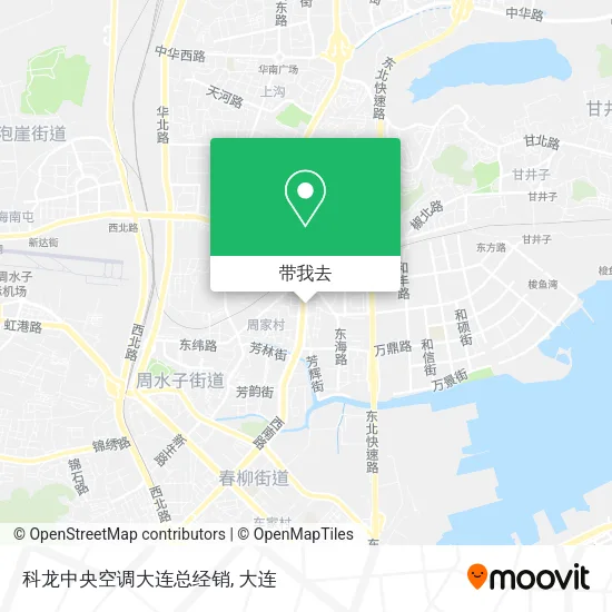 科龙中央空调大连总经销地图
