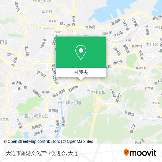 大连市旅游文化产业促进会地图