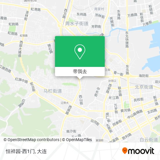 恒祥园-西1门地图