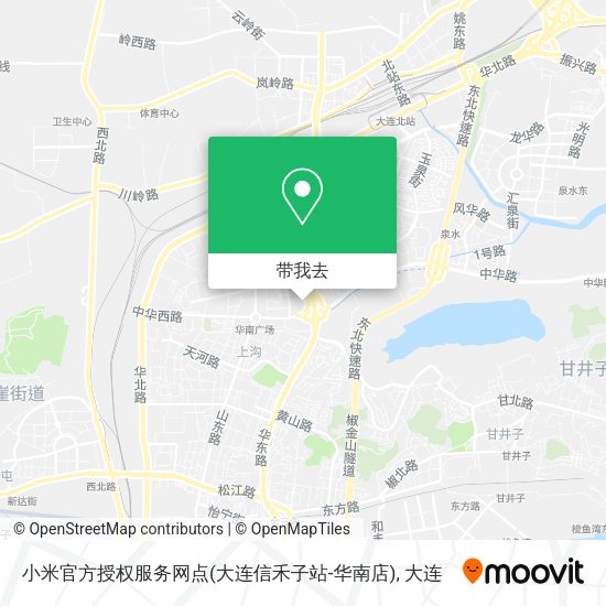 小米官方授权服务网点(大连信禾子站-华南店)地图