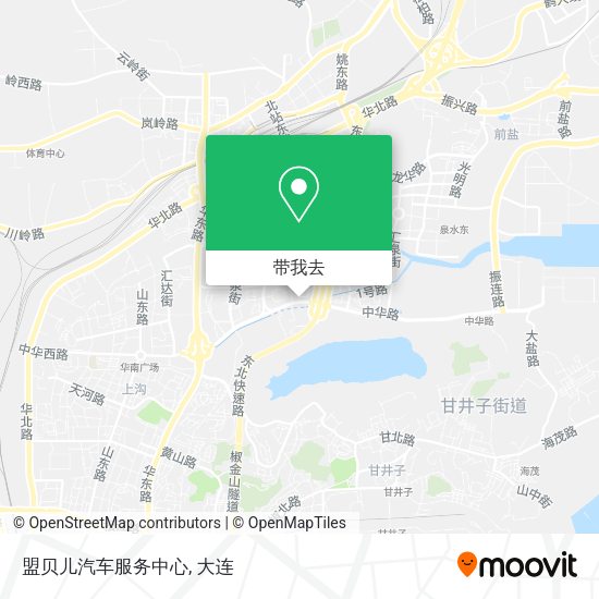 盟贝儿汽车服务中心地图