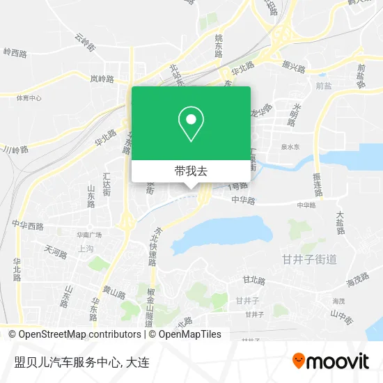 盟贝儿汽车服务中心地图