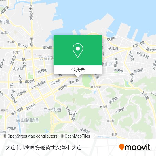 大连市儿童医院-感染性疾病科地图