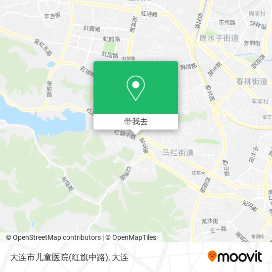 大连市儿童医院(红旗中路)地图