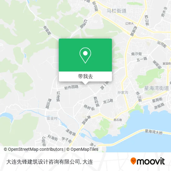 大连先锋建筑设计咨询有限公司地图