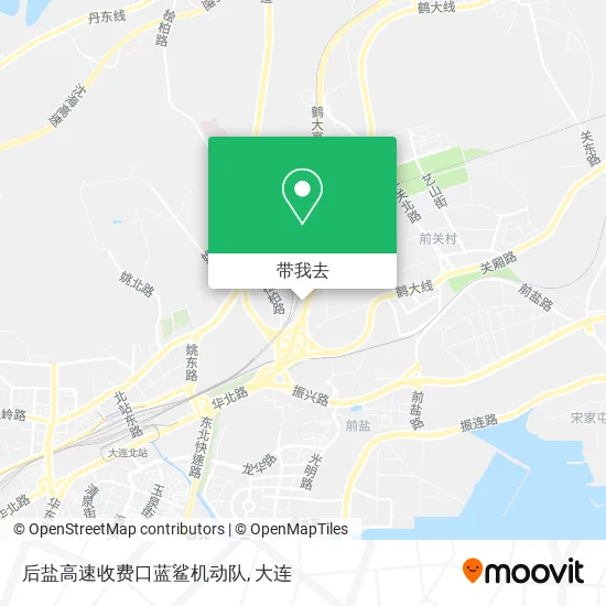 后盐高速收费口蓝鲨机动队地图