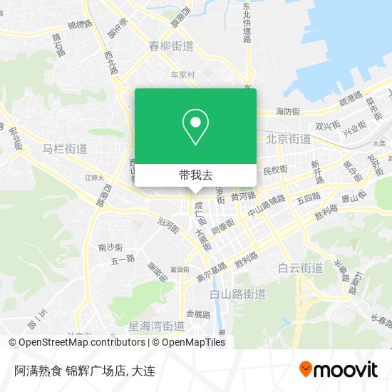 阿满熟食 锦辉广场店地图