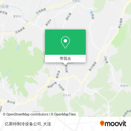 亿斯特制冷设备公司地图