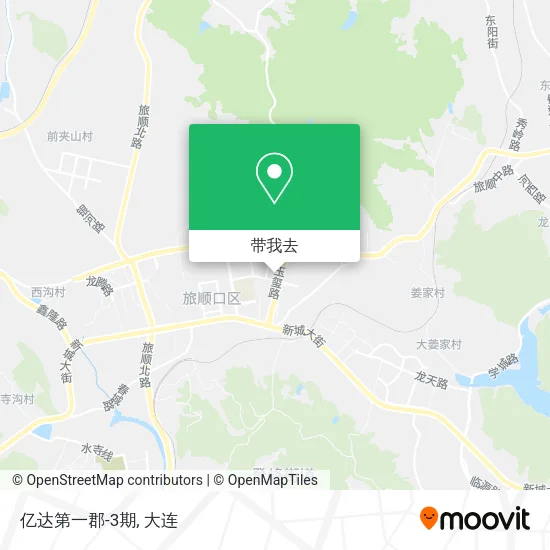 亿达第一郡-3期地图