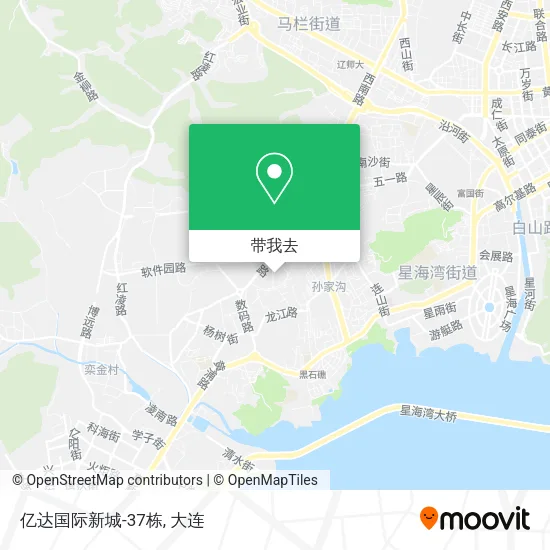 亿达国际新城-37栋地图