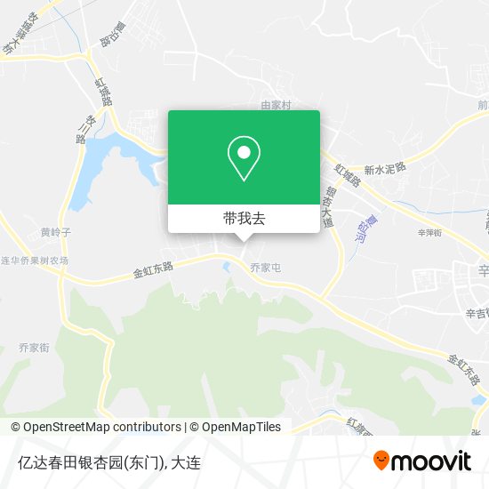 亿达春田银杏园(东门)地图