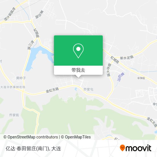 亿达·春田留庄(南门)地图
