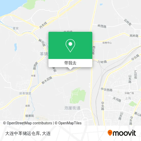 大连中革储运仓库地图