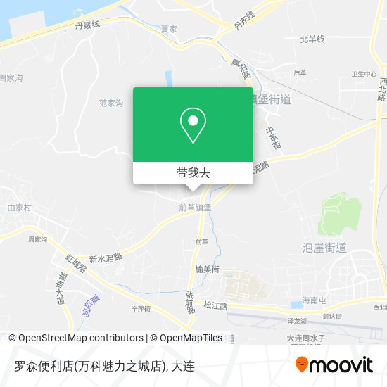 罗森便利店(万科魅力之城店)地图