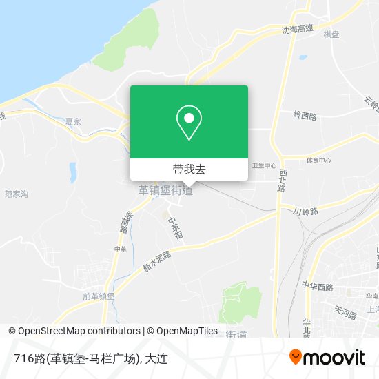 716路(革镇堡-马栏广场)地图