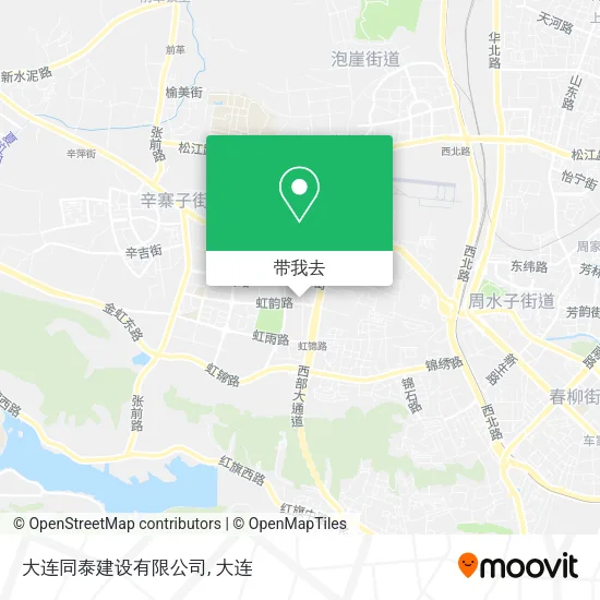 大连同泰建设有限公司地图