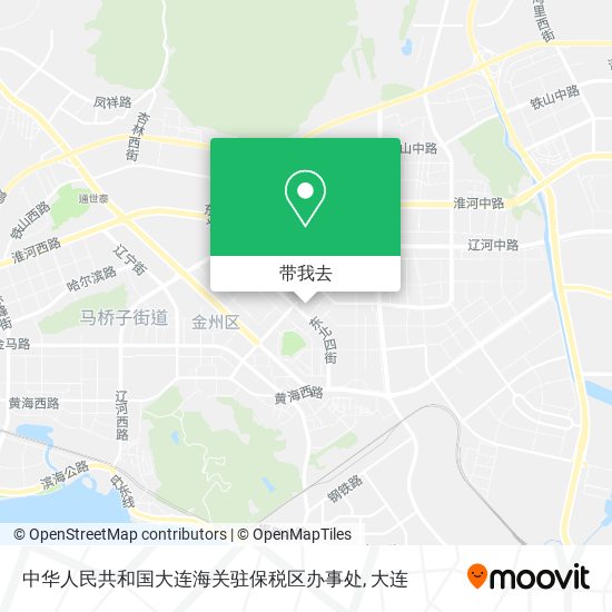 中华人民共和国大连海关驻保税区办事处地图