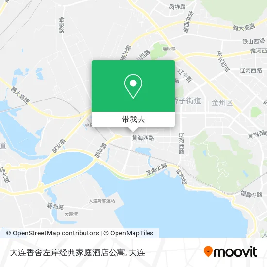 大连香舍左岸经典家庭酒店公寓地图