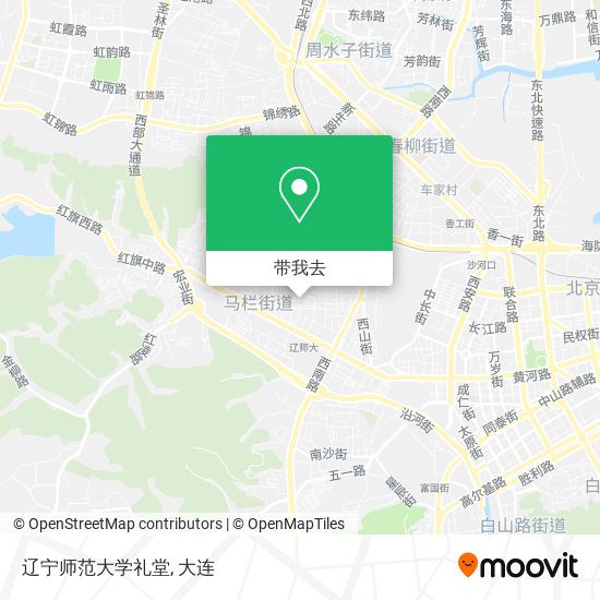 辽宁师范大学礼堂地图