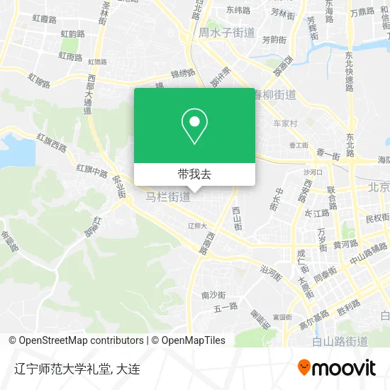 辽宁师范大学礼堂地图