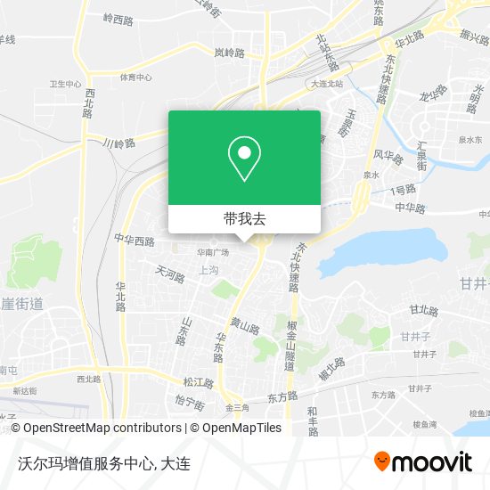 沃尔玛增值服务中心地图