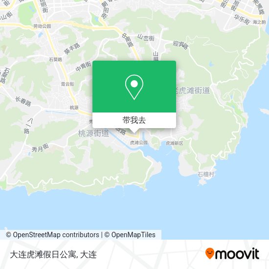 大连虎滩假日公寓地图