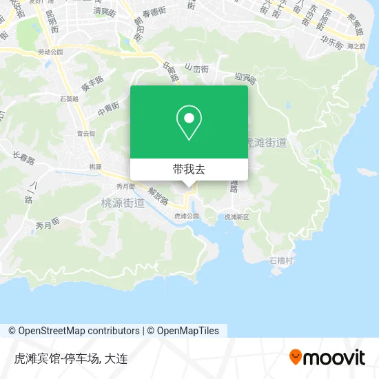 虎滩宾馆-停车场地图