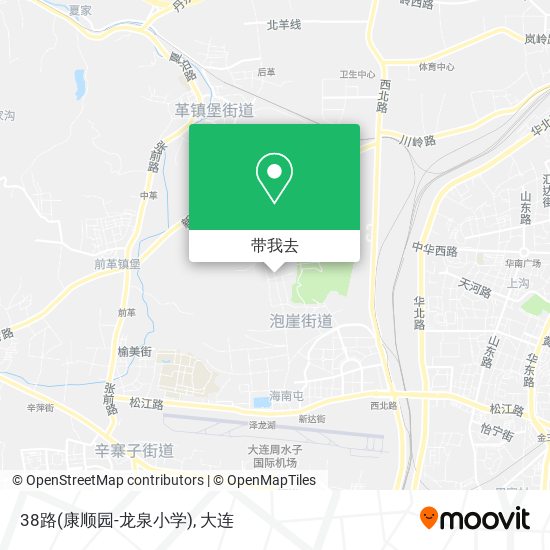 38路(康顺园-龙泉小学)地图
