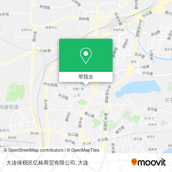 大连保税区亿栋商贸有限公司地图